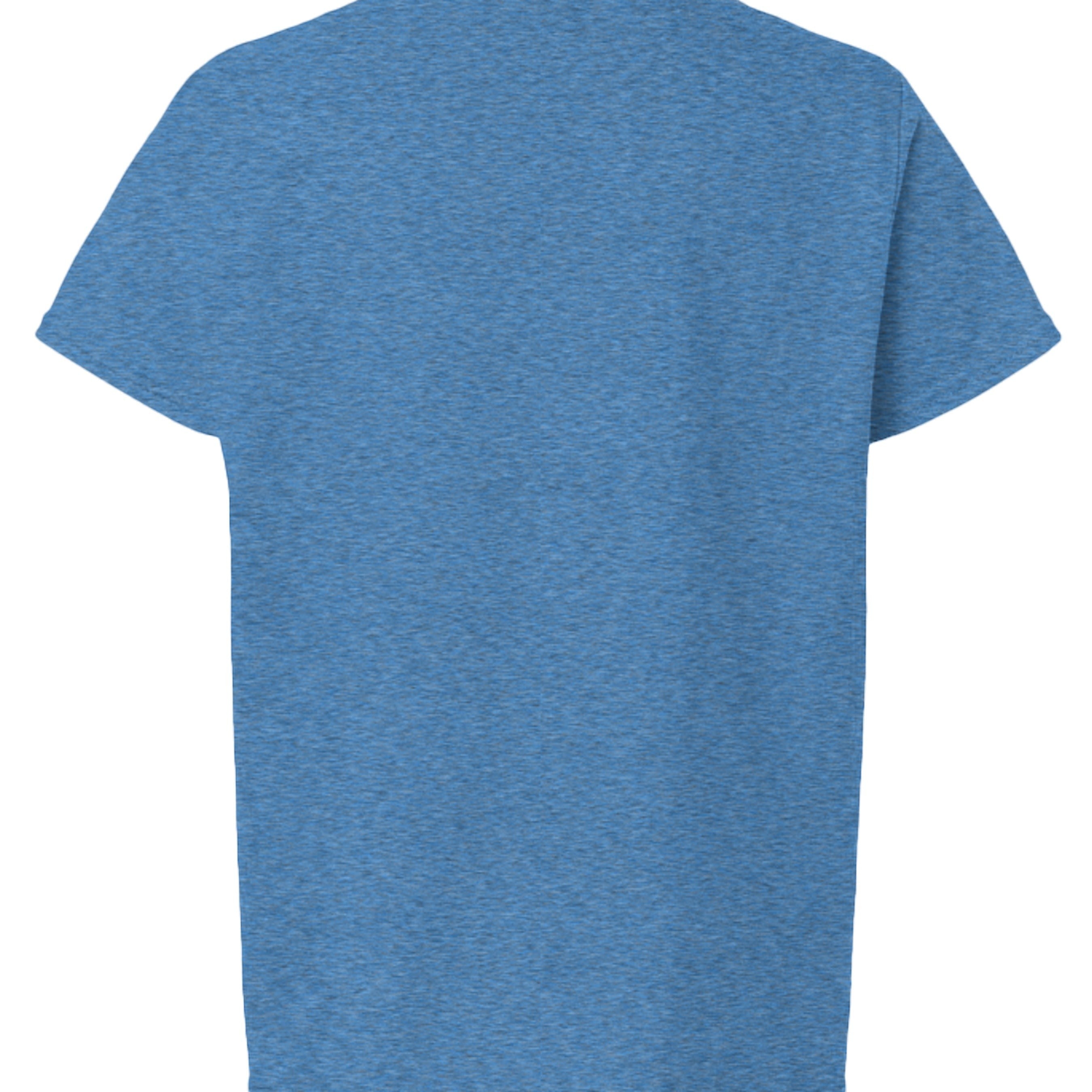 Baddie Bee Clothing classic blue cotton crew neck t-shirt, relaxed fit, short sleeves.