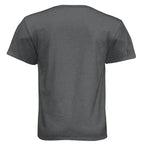 Baddie Bee Clothing dark grey CVC blend crew neck t-shirt, 60% cotton, 40% polyester, pre-shrunk