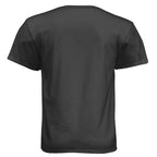 Baddie Bee Clothing men's dark grey CVC crew neck t-shirt, 60% cotton/40% polyester blend, short sleeves, pre-shrunk.
