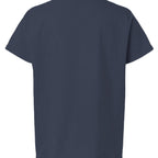 Baddie Bee Clothing navy blue classic cotton crew neck t-shirt, relaxed fit, short sleeves.