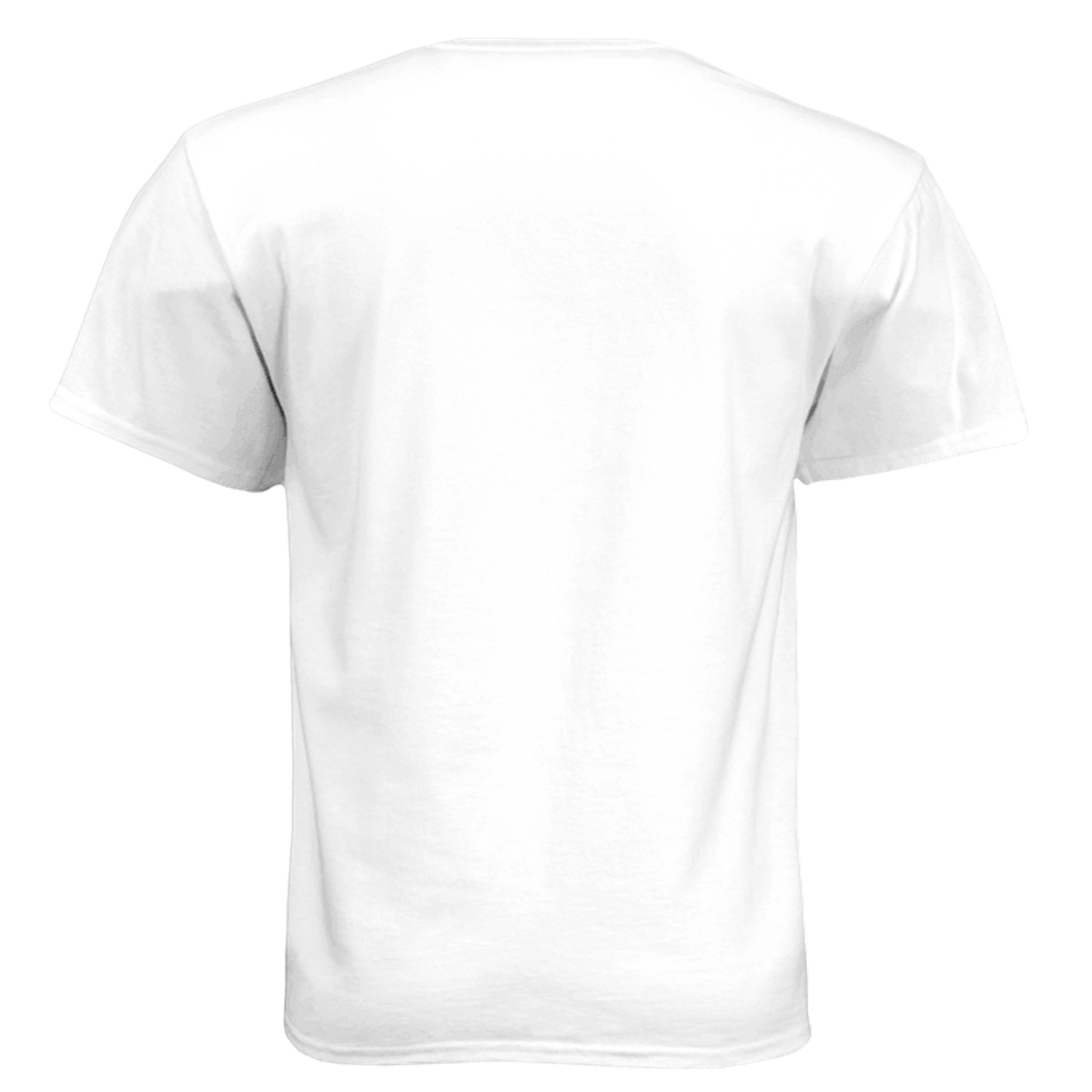 Baddie Bee Clothing white CVC crew neck t-shirt, 60% cotton/40% polyester blend, pre-shrunk for a comfortable fit.