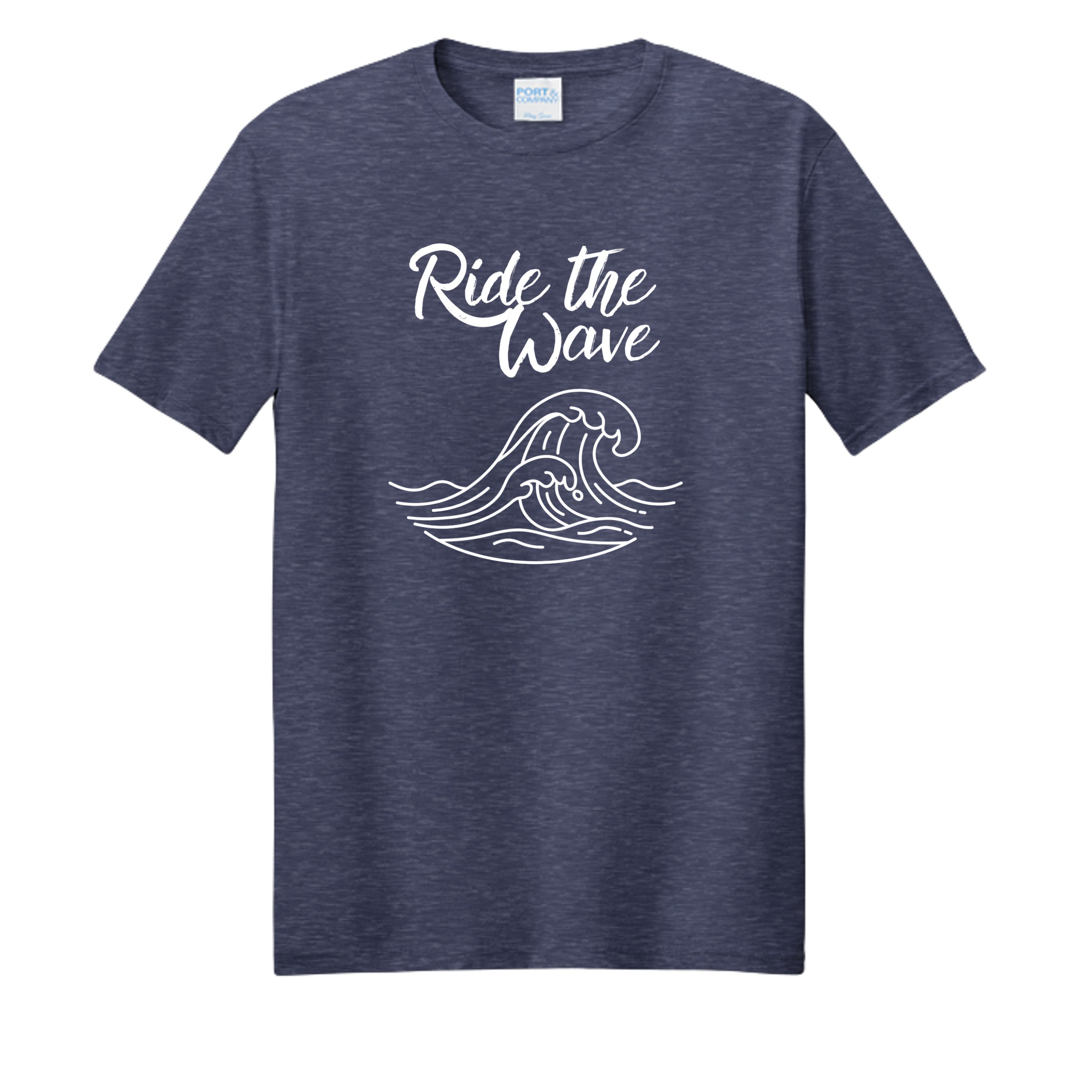Team Navy Heather - PC455 - FRONT